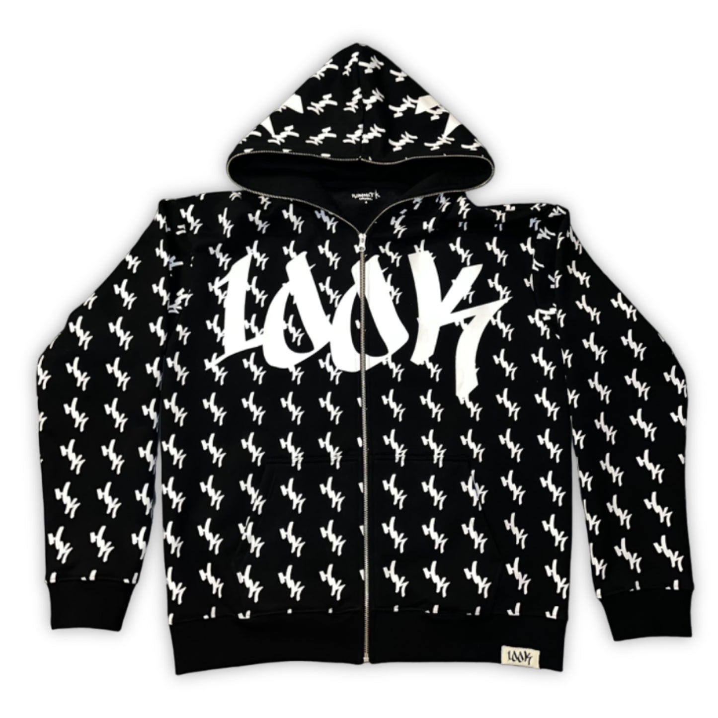 ‘100K’ Full Face Zip Hoodie