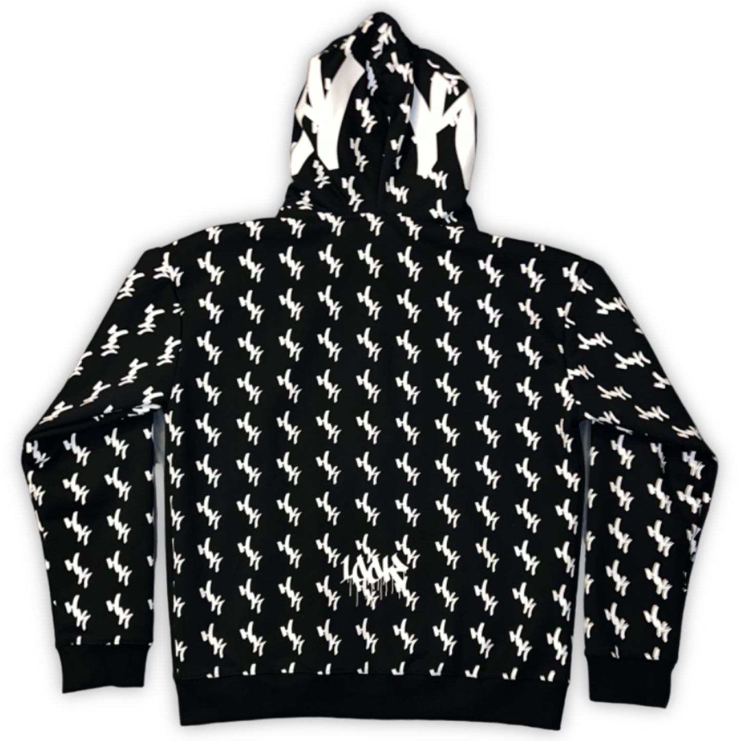 ‘100K’ Full Face Zip Hoodie